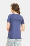Amante Scoop Neck Sleep Tee - Plant Kindness Print — thumbnail 3